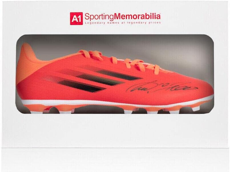 Lukas Podolski potpisao nogometnu čizmu - Adidas, Red - Poklon kutija Autogram - Autografirani nogomet
