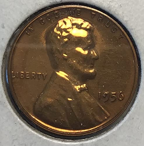 1956. p Lincoln Wheat Cent Penny Prodavač PR-65+