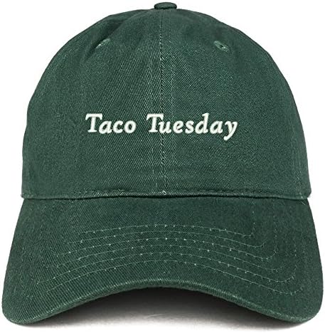 Trgovačka trgovina odjeće Taco u utorak vezeni meki pamučni tati šešir
