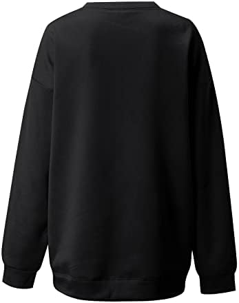 Pulover vrhovi za žene dukserica dugih rukava Halloween plus veličine pulover dukvica okrugli vrat pulover labava bluza