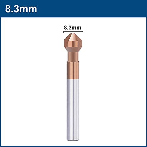 CHAMFER rezač 4,5-50 mm 3 flauta 90 stupnjeva obložena HSS bušilica Bit drvena metalna rupa rezač za bušenje BIT BIT BIT BIT 1PCS