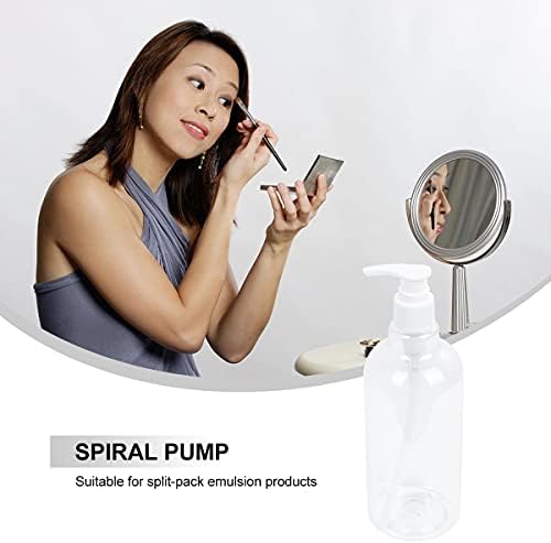 CABILOCK 8PCS 500ml pumpe za punjenje pumpi prozirni šampon Doparnici losion tekuće boce za kupatilo