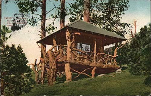 Rustikalni Planinski dom u Portlandu u Oregonu ili originalna Antikna razglednica iz 1910
