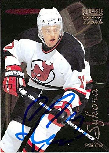 Skladište autografa 654166 PETR SYKORA CARTIONSKA KARTICA - New Jersey Devils, FT 1997 Pinnacle Zenith - No.56
