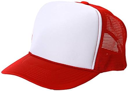 Crveno-bijela kapa kamiondžija-mreža