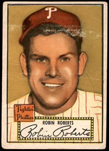 1952. Topps 59 Robin Roberts Philadelphia Phillies Fair Phillies
