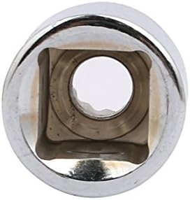 1/2-inčni kvadratni ručni alat s pogonom od 9 mm s plitkom udarnom utičnicom u 12 točaka srebrni ton 2pcs model: 46.365.68