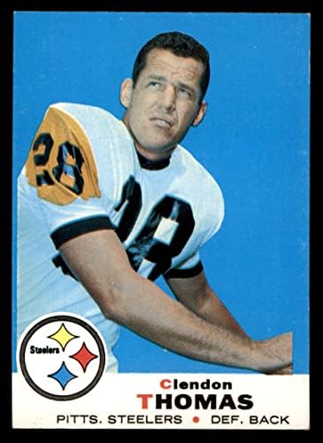 1969. Topps 42 Clendon Thomas Pittsburgh Steelers VG/Ex Steelers Oklahoma