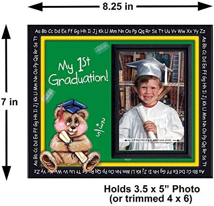 Prek diplomiranje vrtića predškolska predškolska ustanova okvir za slike | Šareno i zabavno | Drži 3,5 x 5 fotografija | Poklon za