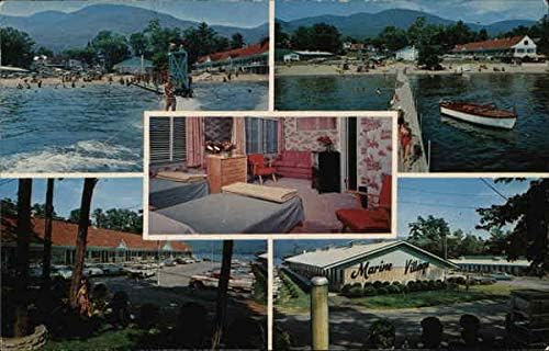 Resort Motel mumbo Lake George, NH, NH originalna Vintage razglednica