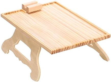 Stol za ladicu s kopčom za kauč, bambusov stol za ladicu za kauč, Stezaljka za bočni stolić za široke naslone za kauč, prijenosni stol