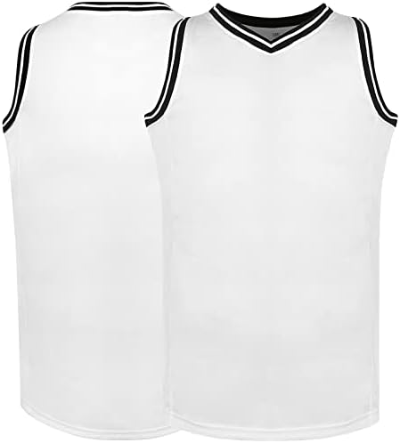 Košarkaški dres u košarci, Muške Mrežaste sportske košulje s reverzibilnim uzorkom Od 9 do 3 inča