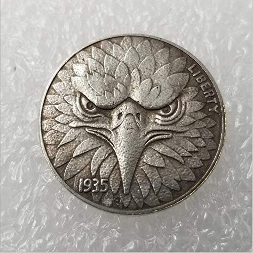 Američki lutalica Coin Eagle Head SUVENTIR COIN Urnament Wanderer Eagle glava kovanica