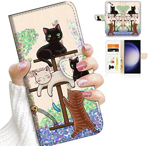 za 923+, za 923 USD, dizajnerska Torbica za novčanik s preklopnim poklopcem za telefon, mačka iz crtića 91944