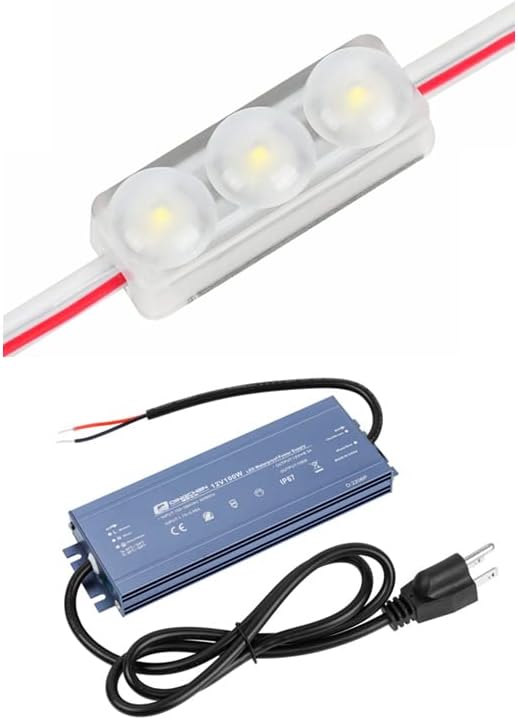 Mini LED modul od 912 do 3000 do toplo bijeli 0,5 vata Vodootporan s napajanjem