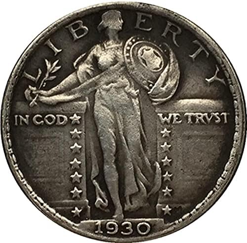 Komemorativna kovanica kripto valuta omiljena novčića 1930 američki Liberty Eagle s srebrnim kopijama kopriva komemorativna kolekcija