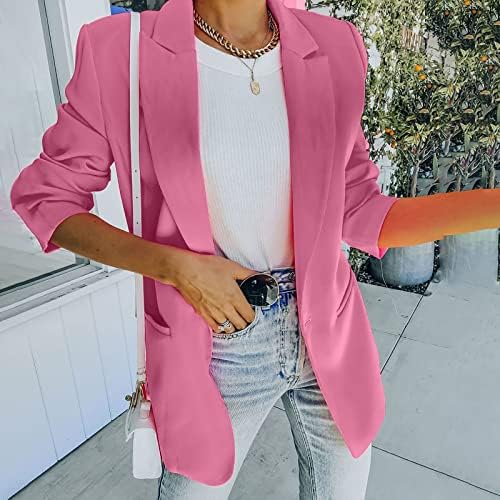 Balakie Blazer Jackets For Women Business Office nadmašuje otvorene prednje vitke jakne Summer Blazer odijelo