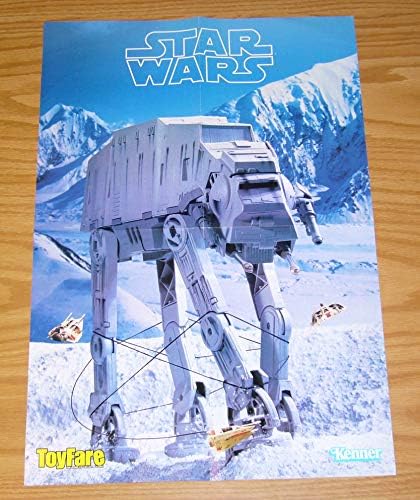 Ratovi zvijezda - AT -AT VS T47 Snowspeeder - 13 X 19 poster - ToyFare/Kenner; poster