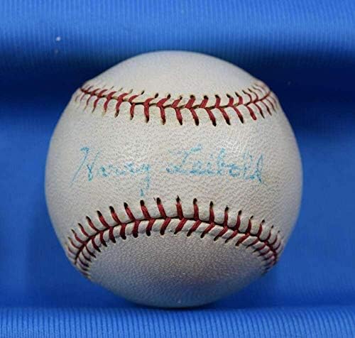 Harry Nemo Lebold JSA Loa Autogram Rijetka ručna potpisana bejzbol - Autografirani bejzbols