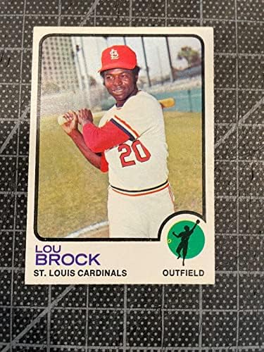 1973. Topps 320 Lou Brock St. Louis Cardinals Baseball Card NM - Slabozne bejzbolske karte