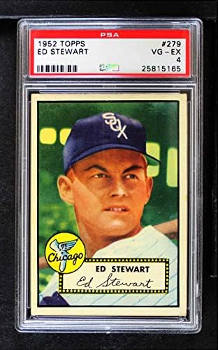 1952 Topps 279 ED Stewart Chicago White Sox PSA PSA 4.00 White Sox
