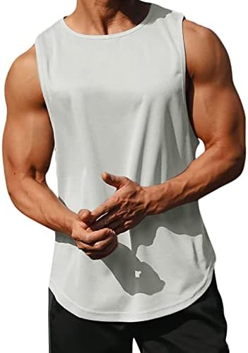 XXBR TENK TOPS za muški sportski ljetni trening tenk gornji dio brzog sušenja mišićne košulje donje majice Košulja za fitness bez rukava