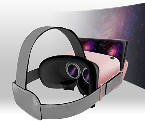 Slušalice DESTEK V5 VR za iPhone, Samsung, Android, dar Ideja 3D-VR naočale-sunčane naočale-Pink