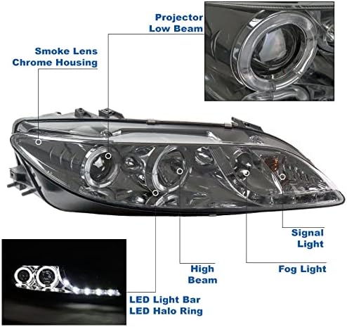 LED prednja svjetla projektora prednja svjetla dimna svjetla s 6 plavim prednjim svjetlima kompatibilna su s izdanjem iz 2003-2006.