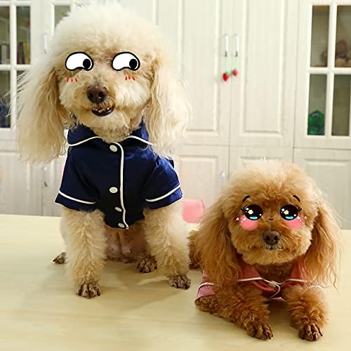 Hozz pse pidžama odjeća male pseće majice meke za psiće pse svilena košulja odjeća za kućne ljubimce pse kostimi ružičasti s