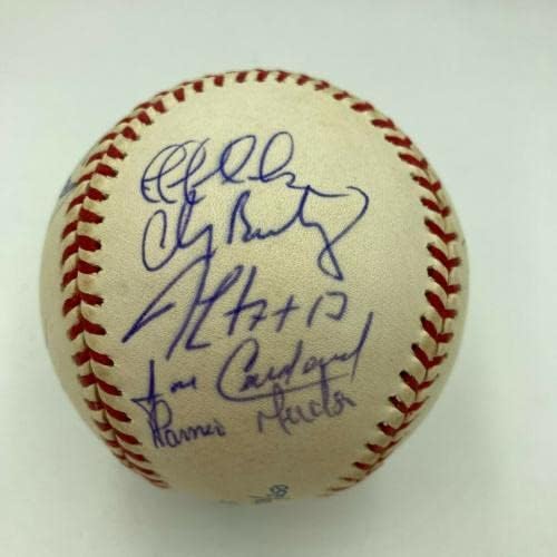 1999. New York Yankees World Series Champs ekipa potpisala je bejzbol Derek JSA - Autografirani bejzbol