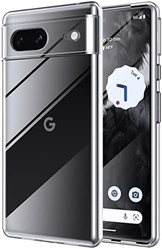 3 Paket Google Pixel 7 kućište, Ultra [Slim Thin] Fleksibilni Clear TPU Telefon za telefon za piksel 7 Gel guma mekana kože Silikonska