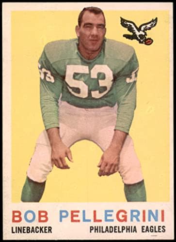 1959. Topps 16 Bob Pellegrini Philadelphia Eagles Ex/Mt Eagles Maryland