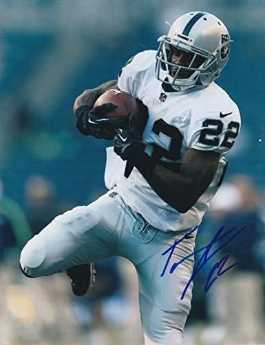 Tajvan Jones Oakland Raiders Action potpisan 8x10 - Autografirane NFL fotografije