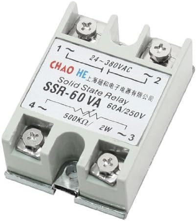 IIVverr regulator temperature 500K KOHM SOLICE RELEY SSR-60VA (ControlAdor de Temperatura 500k Kohm Relé de Estado Sólido SSR-60VA