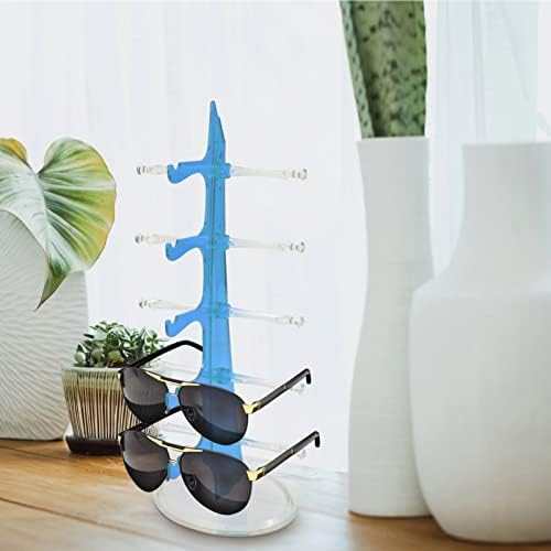 Stalak za sunčane naočale akrilni držač za sunčane naočale 5 pari držača za naočale stalak za pohranu naočala stalak za prikaz naočala