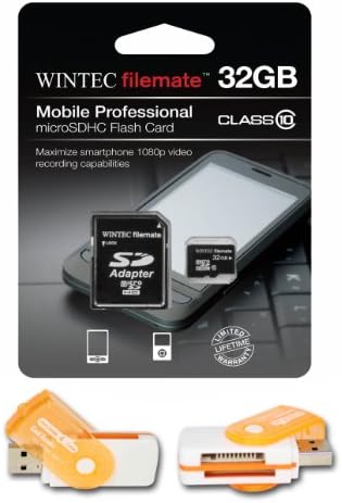 Memorijska kartica velike brzine 10 klase 10 kapaciteta 32 GB. Savršeno za telefon BIP 620 BIP510. Paket uključuje besplatni brzi čitač