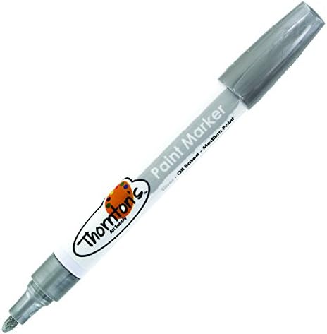 Thornton's Art Supply Premium Oznake boja na bazi ulja Živa olovka za zanat | Napišite na bilo koju površinsku staklenu metalnu kamenu