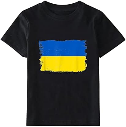 Neonska odjeća za dječake mališana za bebe Kids dječake djevojčice podržavaju Ukrajinu, stojim s ukrajinom ukrajinskom zastavom t velika