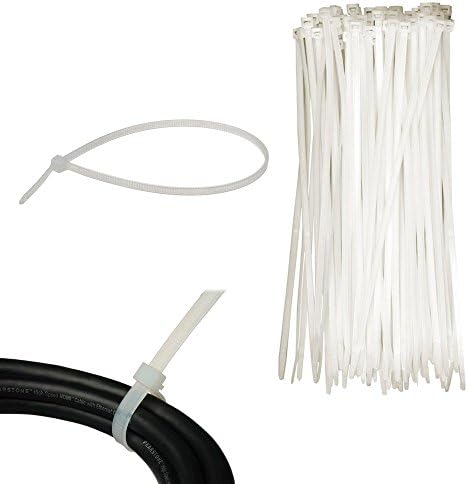 400 PCS ODGOVORNI 6 inčni najlon kabelski omotač ZIP kravata 18 lbs UV otporno na SAD