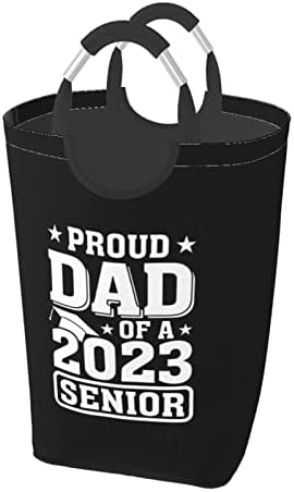 Ponosni tata iz 2023. godine starijeg bejzbol rublja košara za odlaganje igračaka Organizator odjeće za kantu za kućnu kupaonicu spavaonice