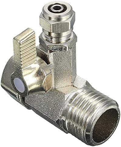 ZHYH Adapter za dovod vode 1/2 do 1/4 slavina kugličnog ventila slavina dovod reverzne osmoze srebra