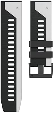 GQMYOK 22 26 mm šarene trake za sagledavanje za Garmin Fenix ​​7 7x 6 6x 5x 5x 5 Plus 3 3hr 935 945 S60 Silicone Easyfit Watch Wristband