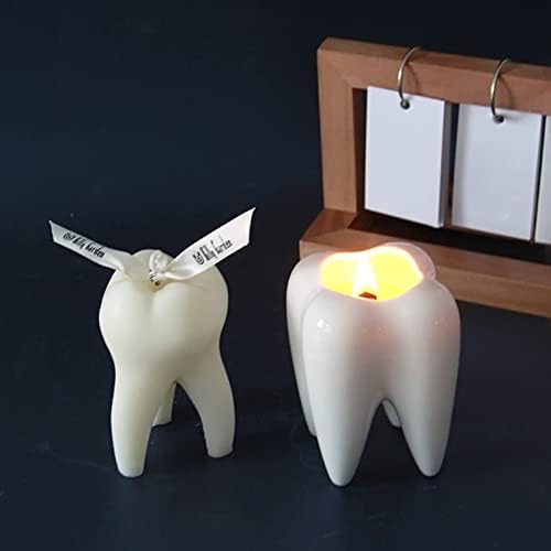 Mali držači za svijeće Stsura mora ispaliti veliki model zuba prirodni aromaterapija oralni kreativni rođendanski poklon s ukrasima