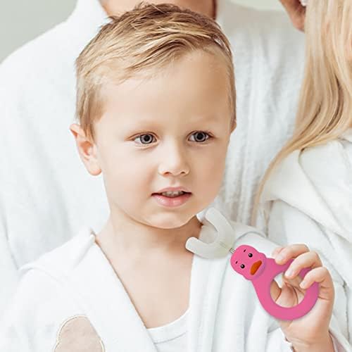 Uspavanje četkica za zube od 360 ° Kombinacija za čišćenje u obliku slova u obliku u obliku dječjeg i temeljita mekana djeca