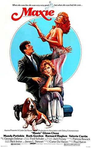 Maxie 27 X40 originalni filmski plakat Jedan list prevrnuo se 1985. Glenn Close