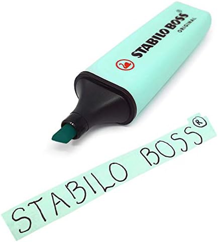 Stabilo Boss Originalni pastelni highlighter olovke - puni set od 6 + lila maglica
