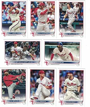 Philadelphia Phillies / 2022 Topps Baseball Team postavljen s kartama. Plus 2021 Topps Phillies Baseball Team Set s karticama. ***
