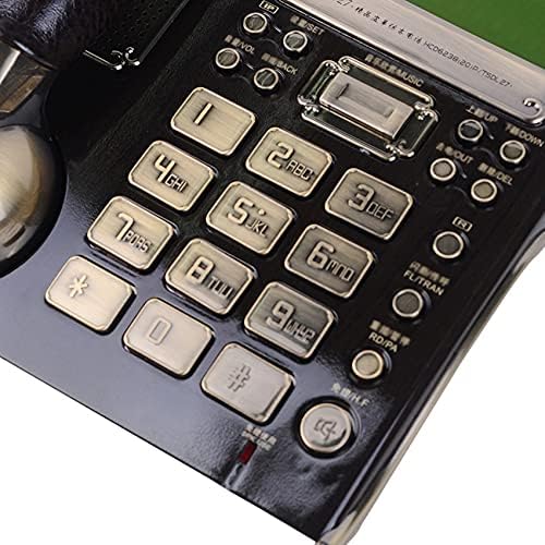 N/Korbed telefon s ID -om pozivatelja, funkcija budilice, povjerljivo biranje europskog antiknog vintage fiksnih telefona za dom
