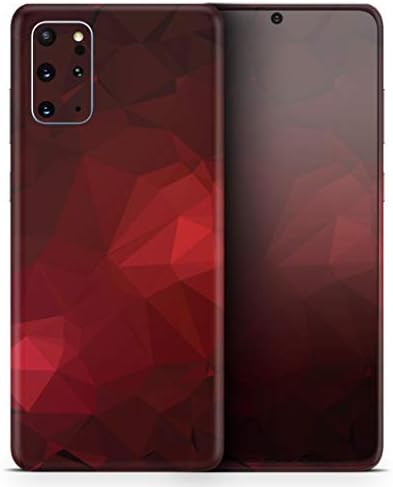 Dizajn Skinz različitih nijansi crvenih geometrijskih oblika Zaštitni vinilni naljepnica omota kože Kompatibilno sa Samsung Galaxy