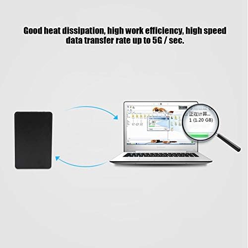 2,5-inčni kućište tvrdog diska USB3.0 SATA, podrška za sučelje SATA 2 TB HDD 5G velike brzine prijenosa podataka Proširuje prostor